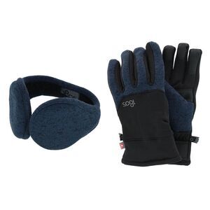180s Men's All Finger Touchscreen Winter Gloves and Ear Warmer Set